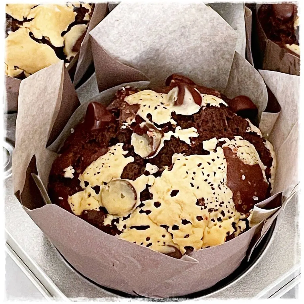 Maple Tahini Double Chocolate Muffins Vegan Gluten-Free Recipe