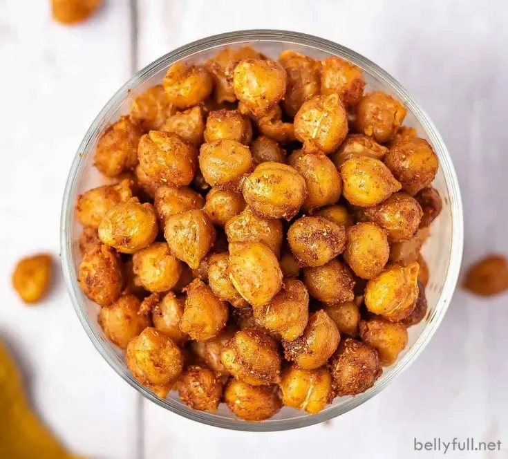 Image for Crispy Roasted Chickpeas - Easy & Healthy Snack
