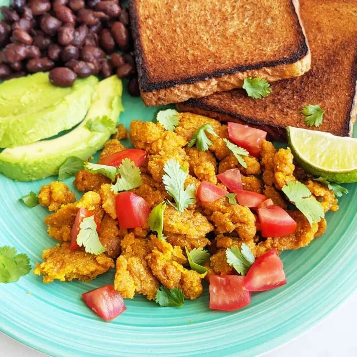 Image for Easy Chickpea Flour Scramble (Vegan + High Protein)