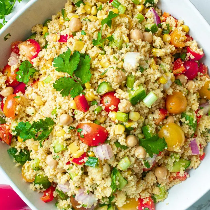 Image for Vegan Couscous Salad with Chickpeas