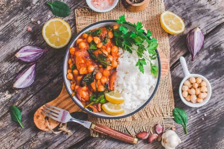 Image for Mediterranean Tomato Chickpea Stew {Vegan & Dairy-Free}