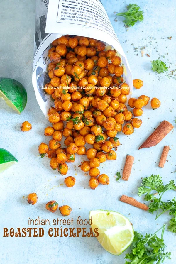Image for Oven Roasted Chickpeas made with Indian Flavors