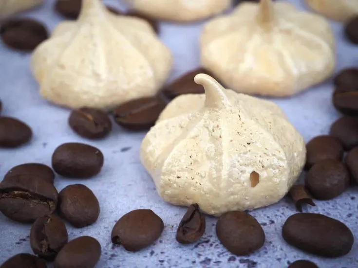 Image for Coffee Aquafaba Meringues