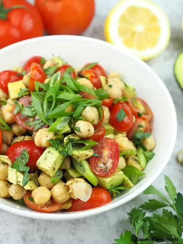 Image for Vegan Avocado Chickpea Salad