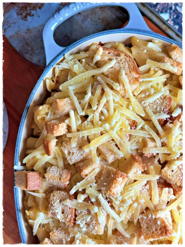 Vegan French Onion Mac and Cheese Recipe Plant Based from Planted365 