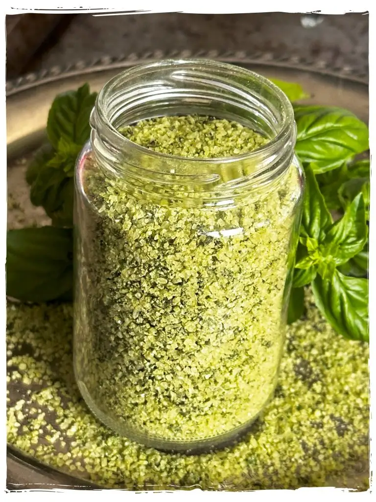 Basil Salt Make Your Own Easy Simple Gourmet Planted365 