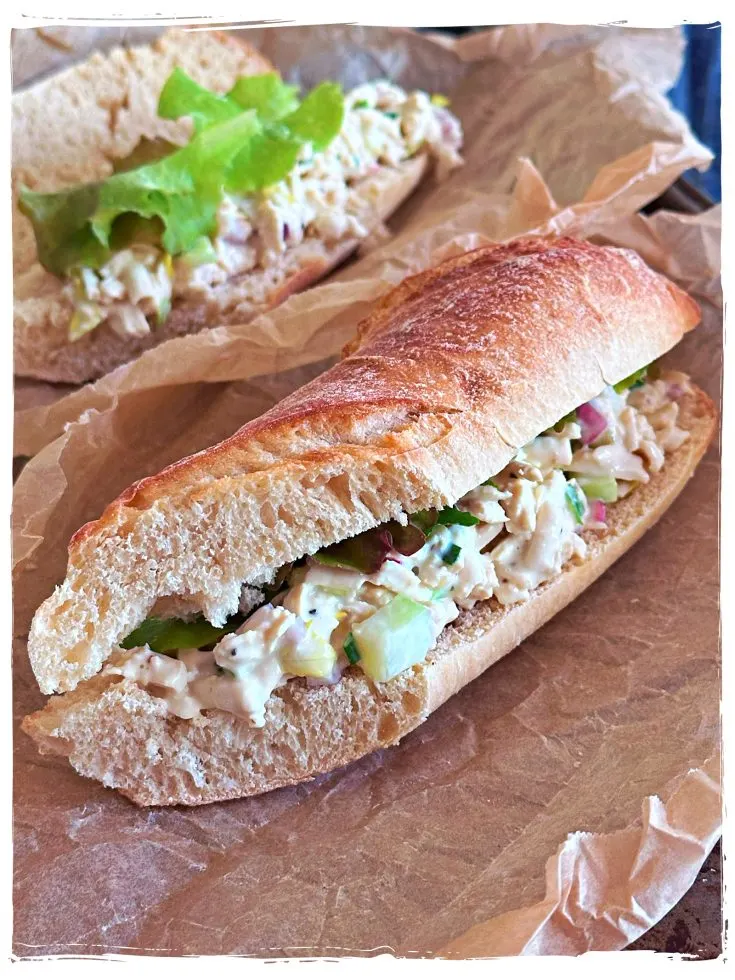 French Inspire Tofu Salad for Sandwiches Vegan Recipe Plant Based Planted365