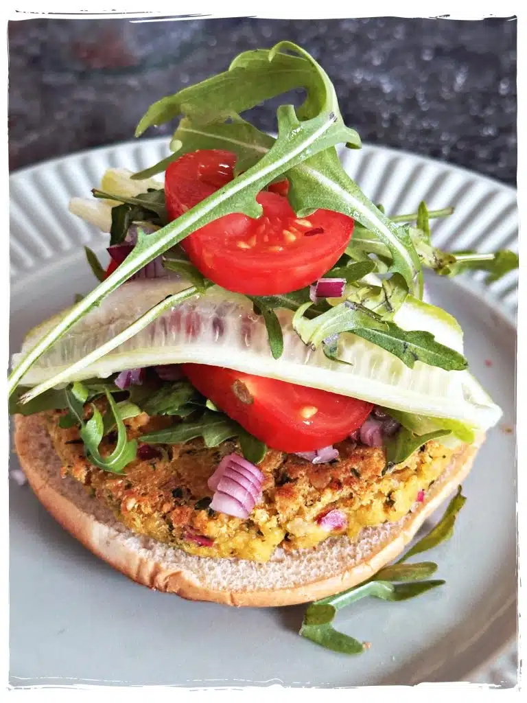 Lemon Garlic Chickpea Patties Dinner Simple Hearty Meal Prep Healthy Planted365